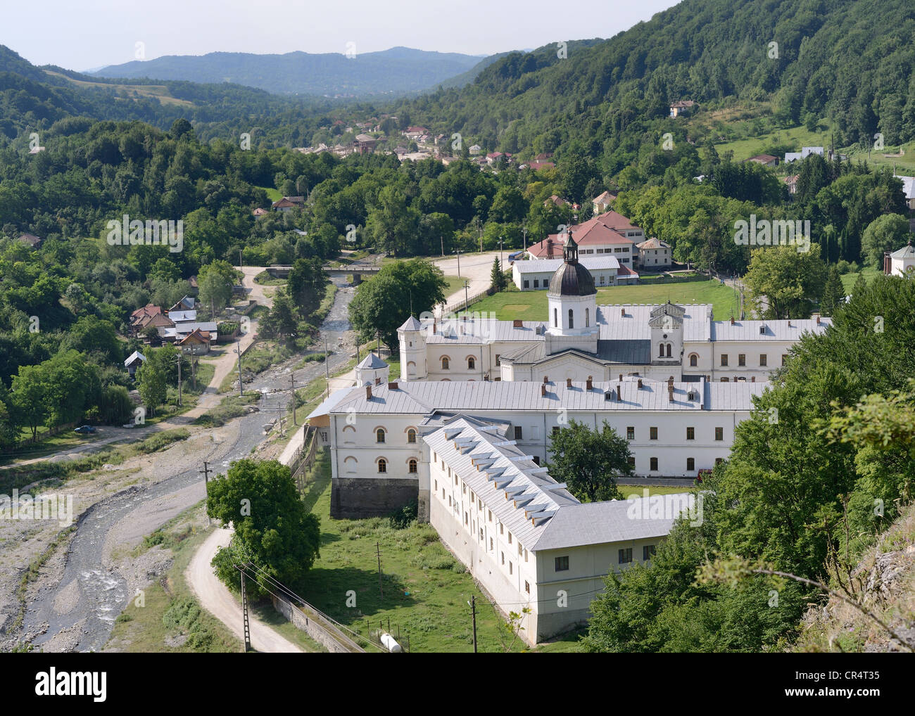 Monastery of Bistrita, Oltenia region, Lesser Wallachia, Romania, Europe Stock Photo