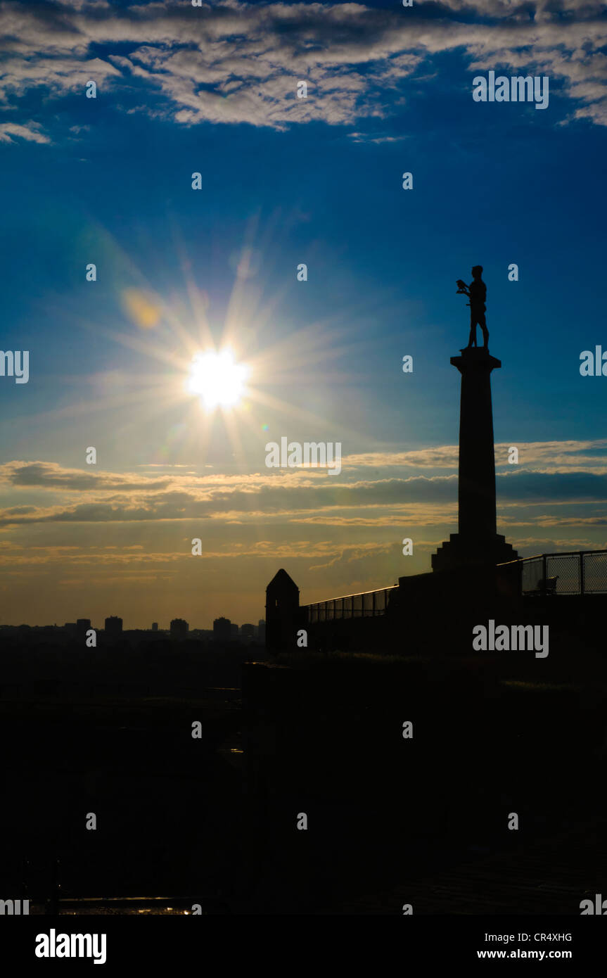 Belgrade postcard Stock Photo