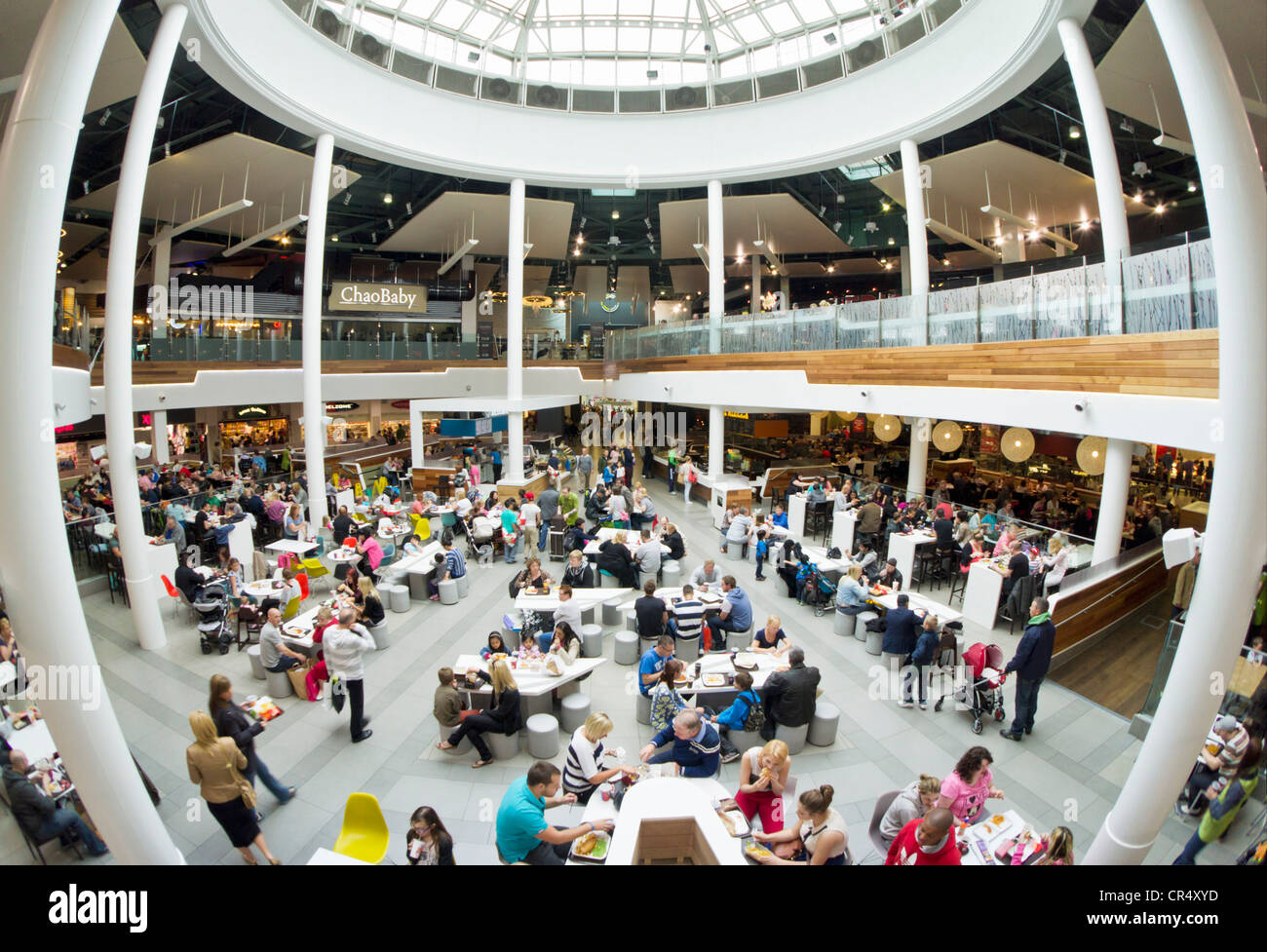 meadowhall shopping centre mall food court oasis sheffield south