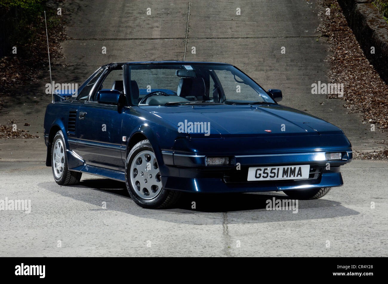 Mk1 Toyota MR2 mid engine sports car Stock Photo Alamy