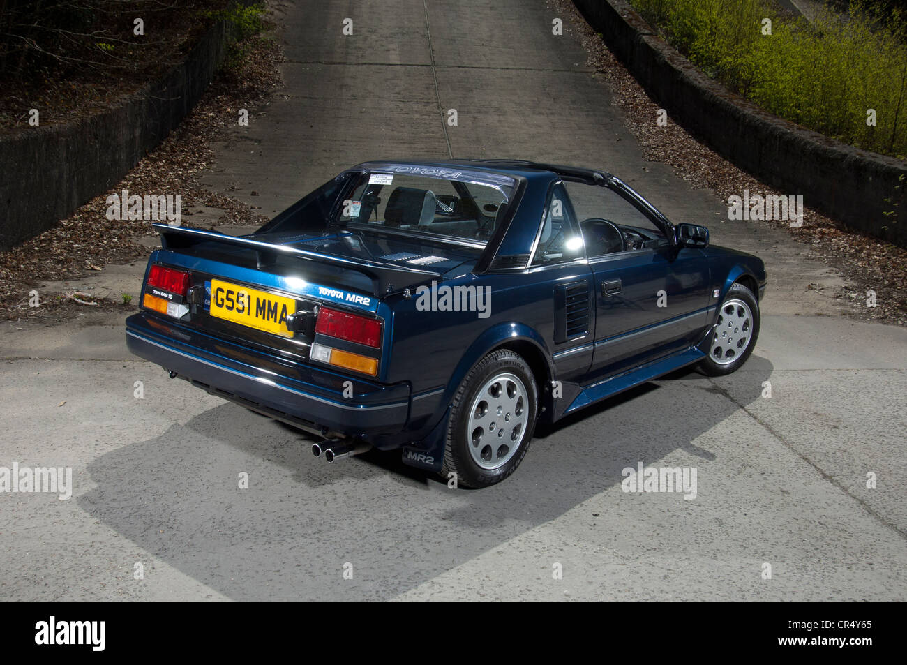 Mk1 Toyota MR2 mid engine sports car Stock Photo Alamy