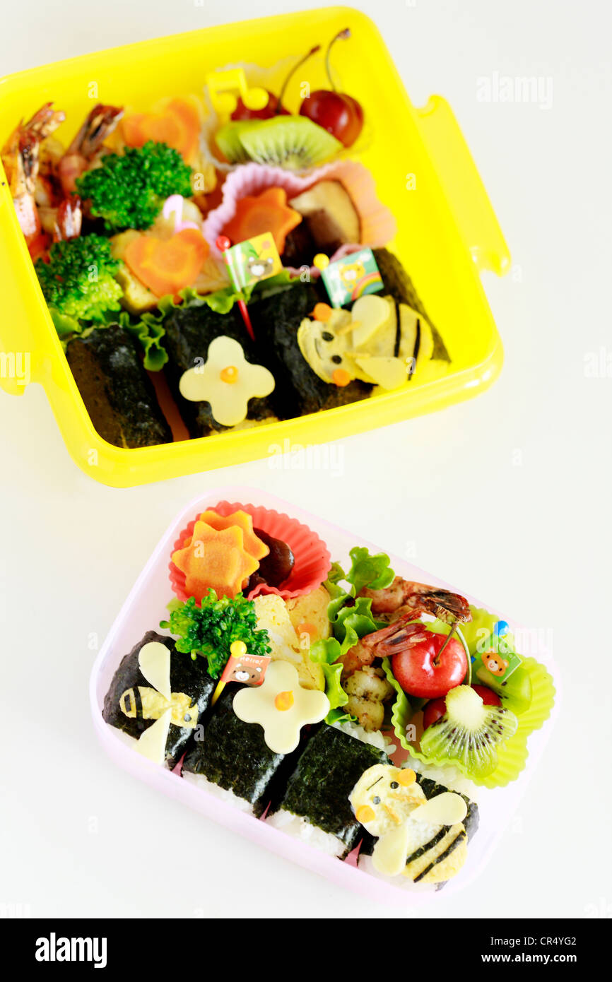 Kid'S Lunch Boxes Stock Photo - Alamy