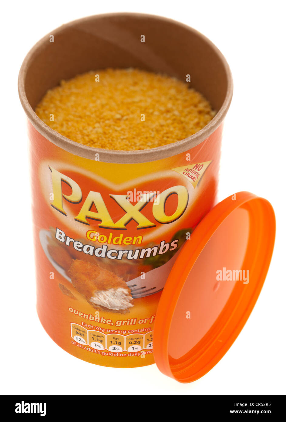 Container of Paxo golden breadcrumbs Stock Photo Alamy