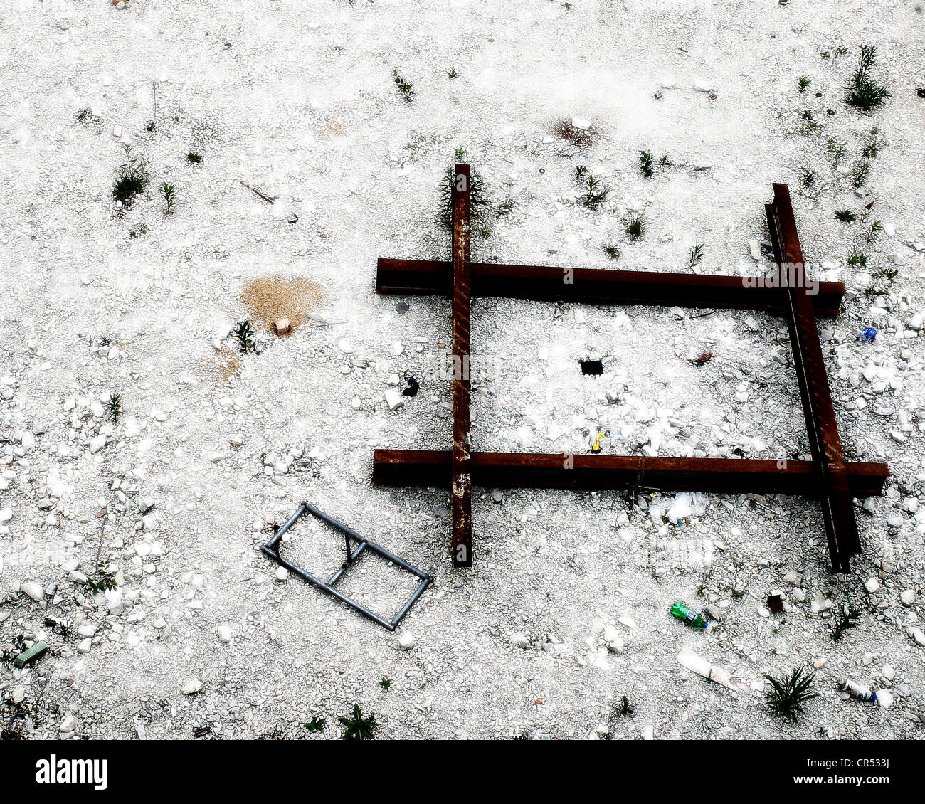 Found art, Chicago Stock Photo