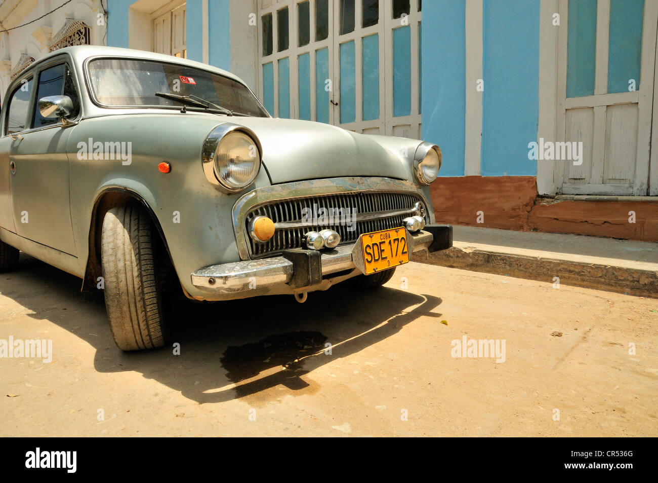 Vintage car, Trinidad, Cuba, Caribbean Stock Photo - Alamy