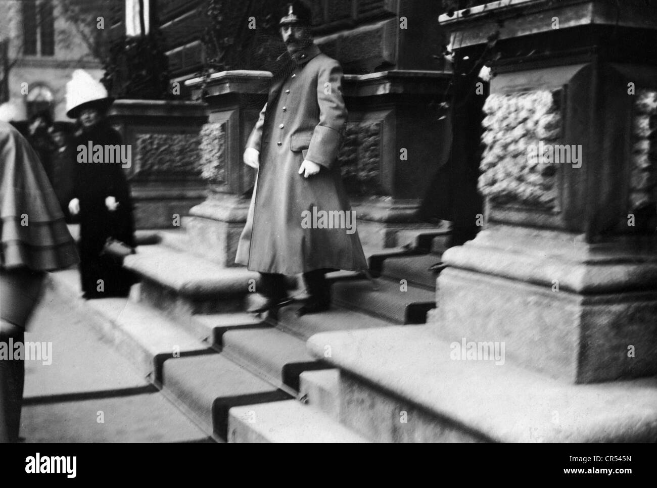 Franz Ferdinand, 18.12.1863 - 28.6.1914, Archduke and heir presumptive of Austria-Hungary 30.1.1889 - 28.6.1914, full length, circa 1910, Stock Photo