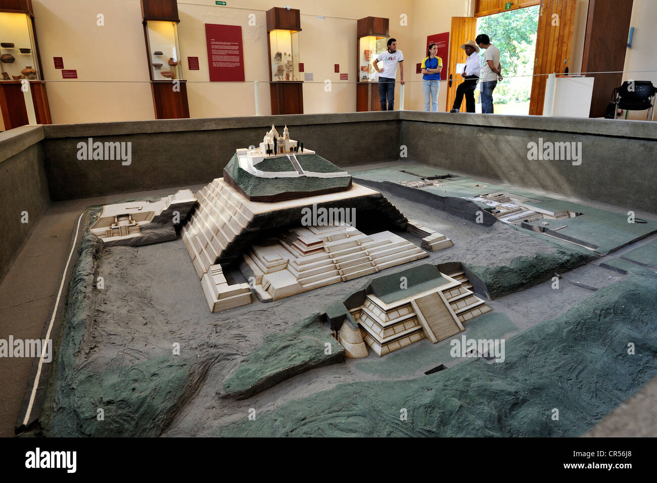 Pyramid of cholula model hi-res stock photography and images - Alamy