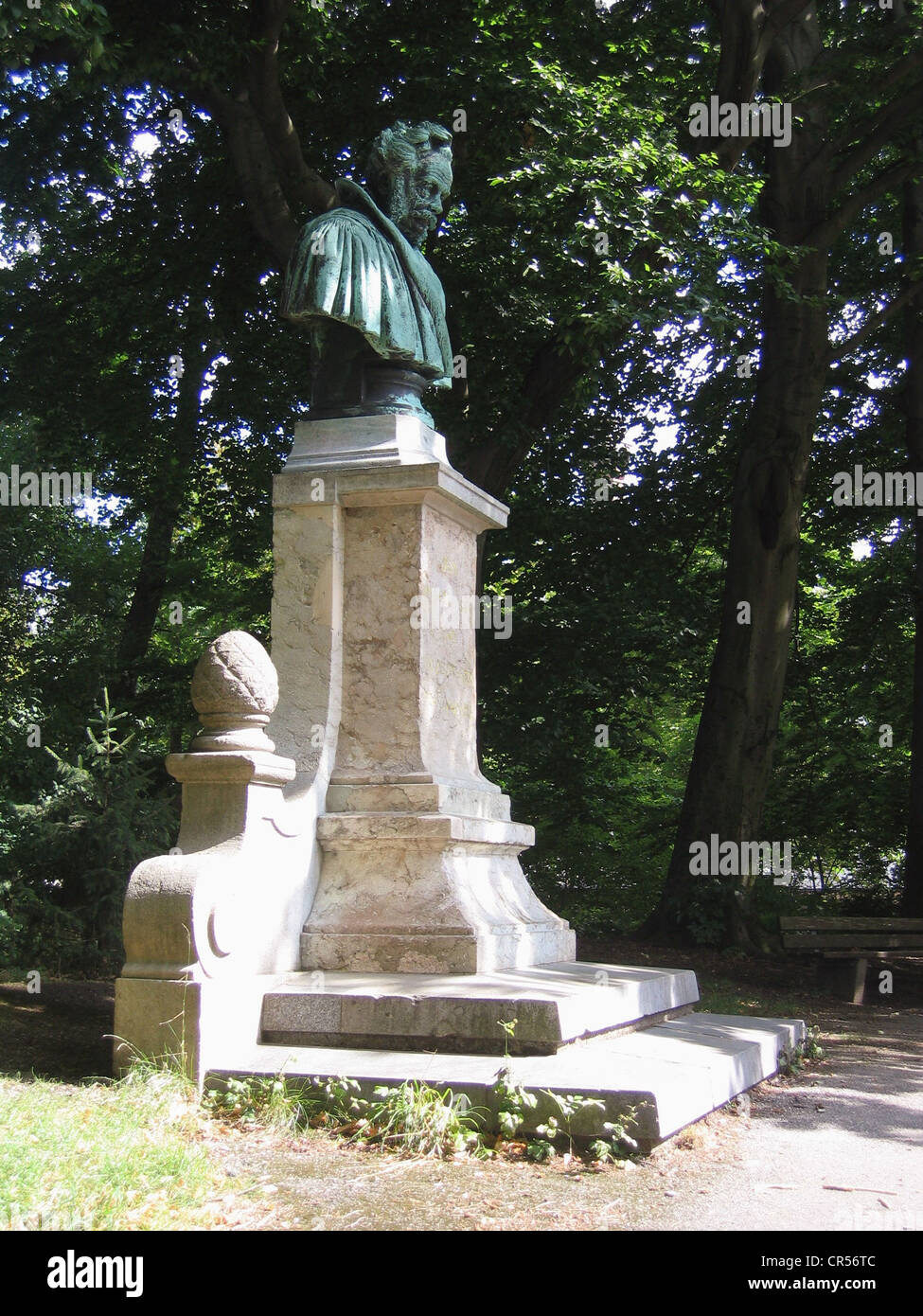 Kobell, Franz von, 19.7.1803 11.11.1882, Bavarian poet, monument