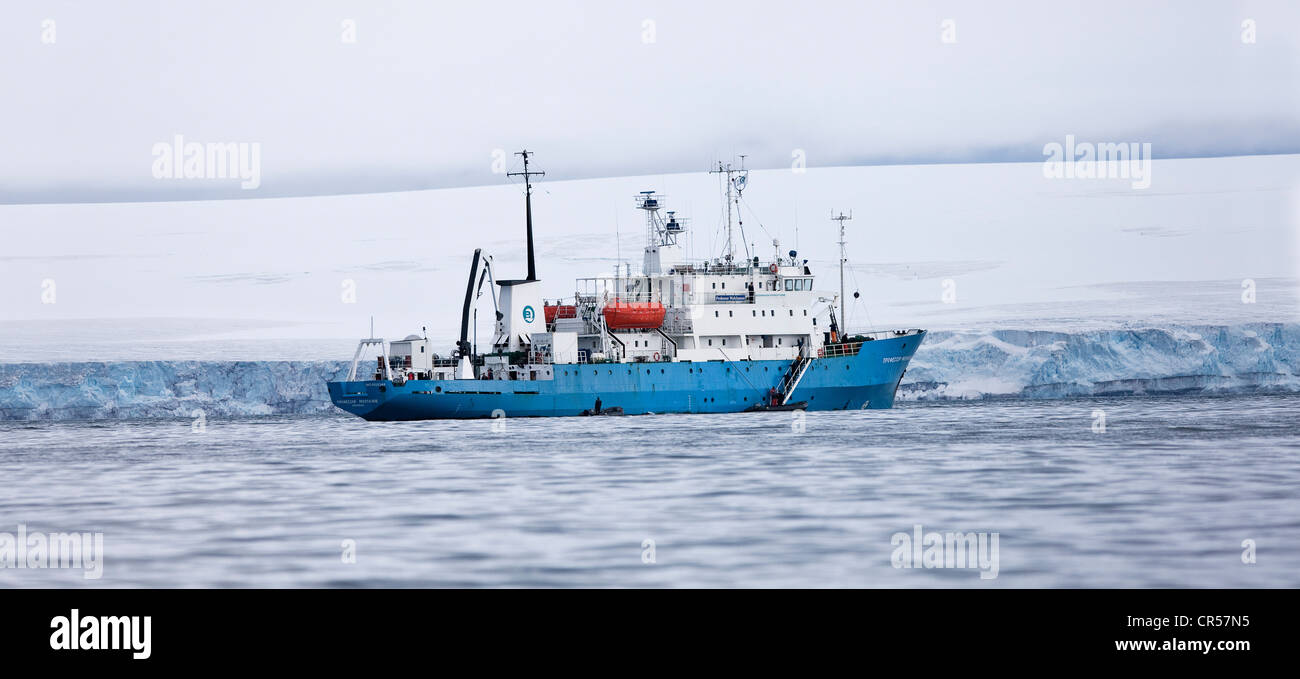 Ship, Antarctic Region, Antarctica Stock Photo