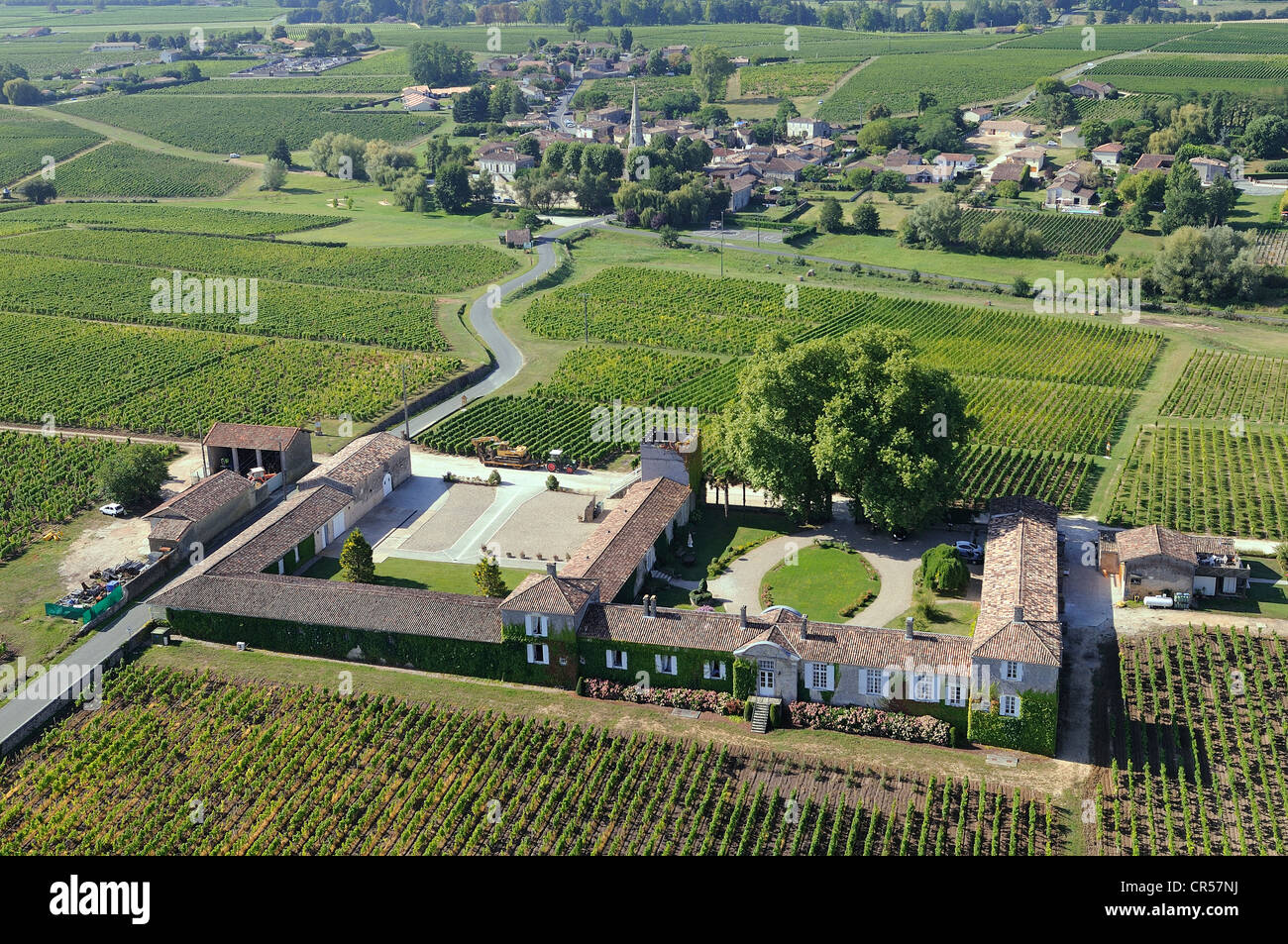 France Gironde Sauternes chateau d Arche where wine is produced