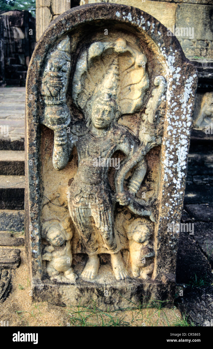 Muragala Guard Stone at Polonnaruwa Sri Lanka Stock Photo - Alamy