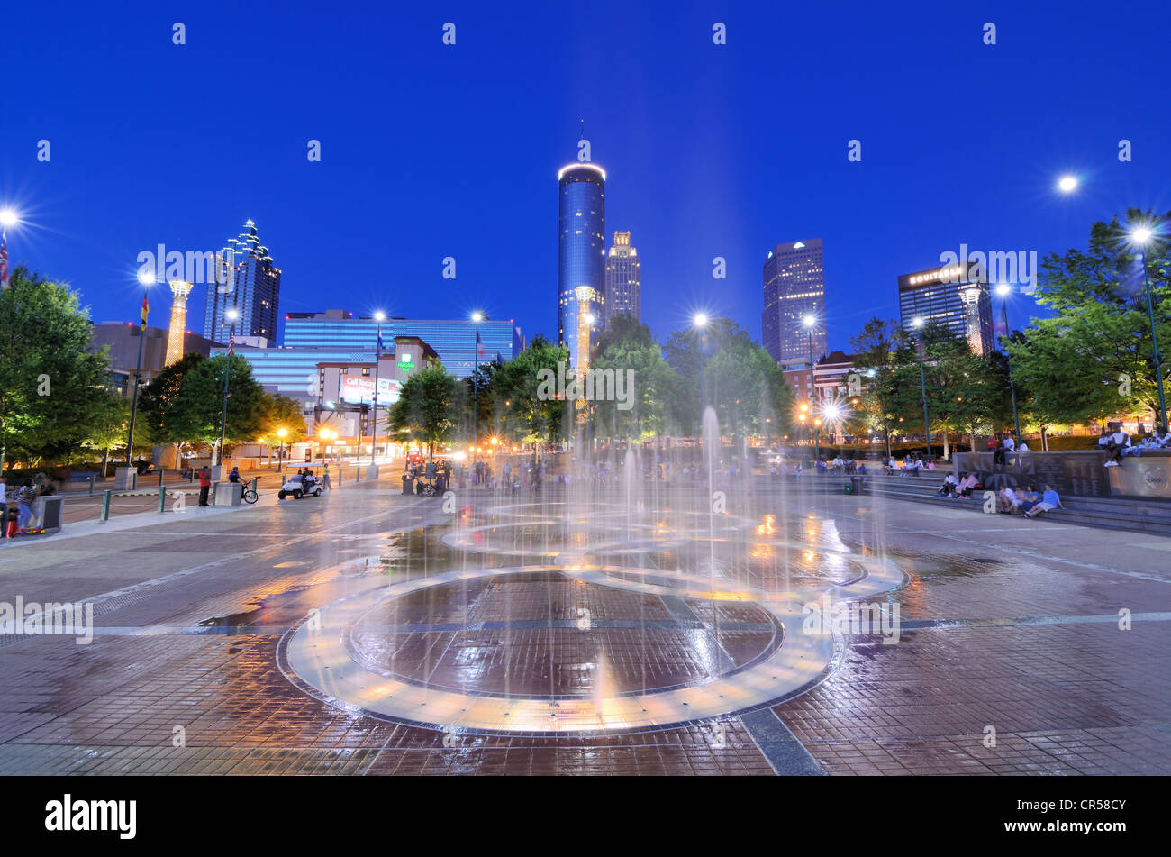 Centennial Olympic Park in Atlanta, Georgia, USA. Stock Photo