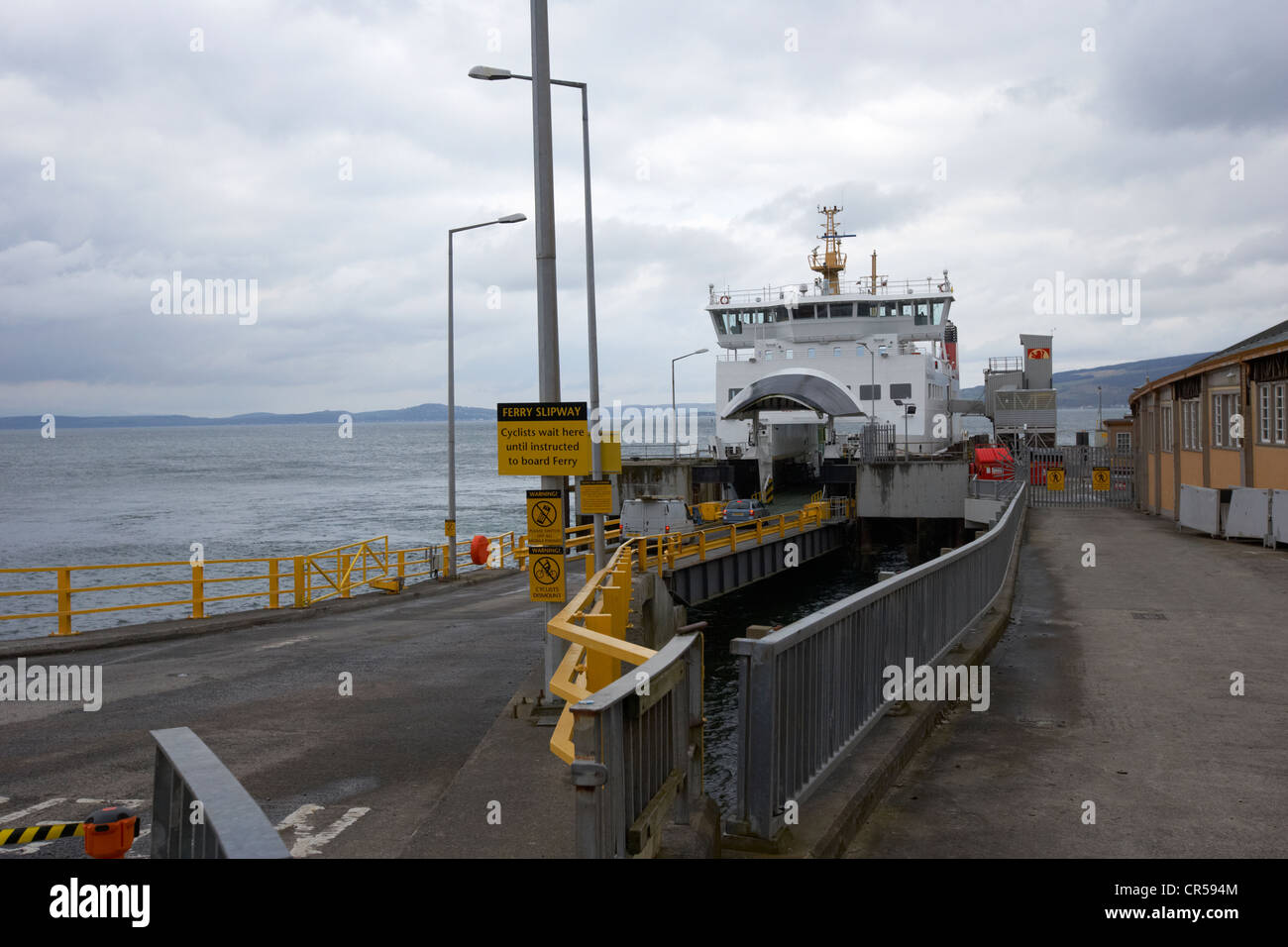 calmac rothesay ferry terminal at weymss bay scotland uk Stock Photo