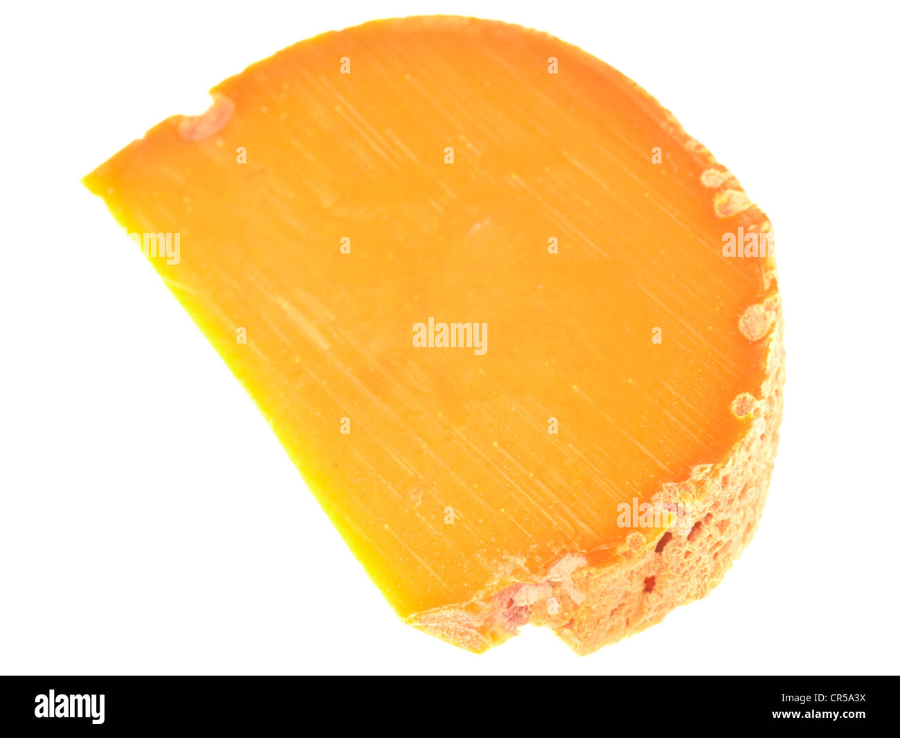 Mimolette Cheese Stock Photo