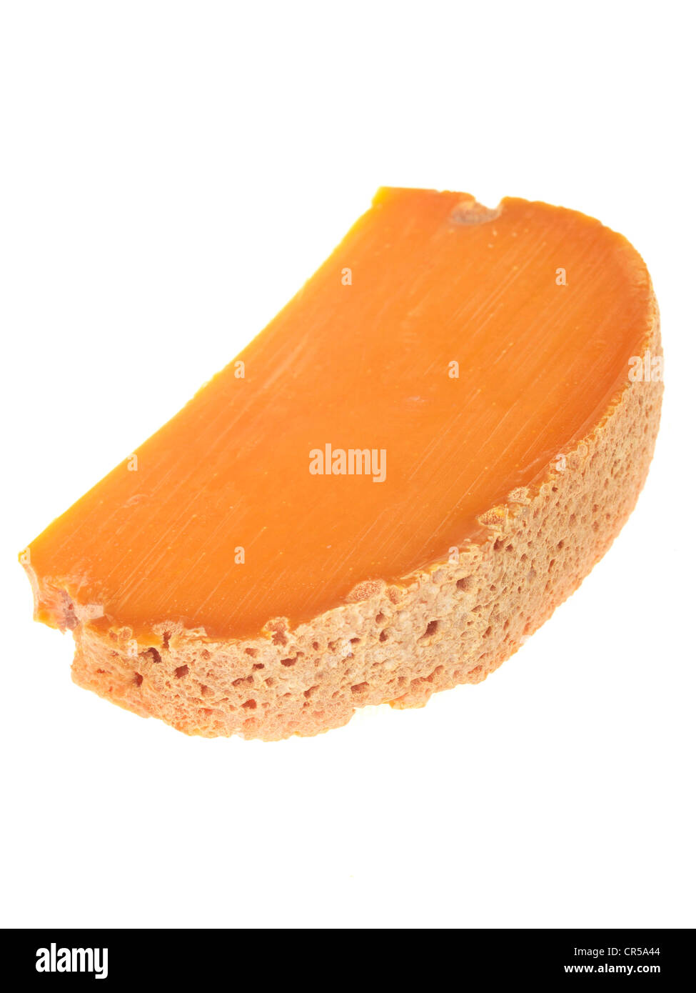 Mimolette Cheese Stock Photo