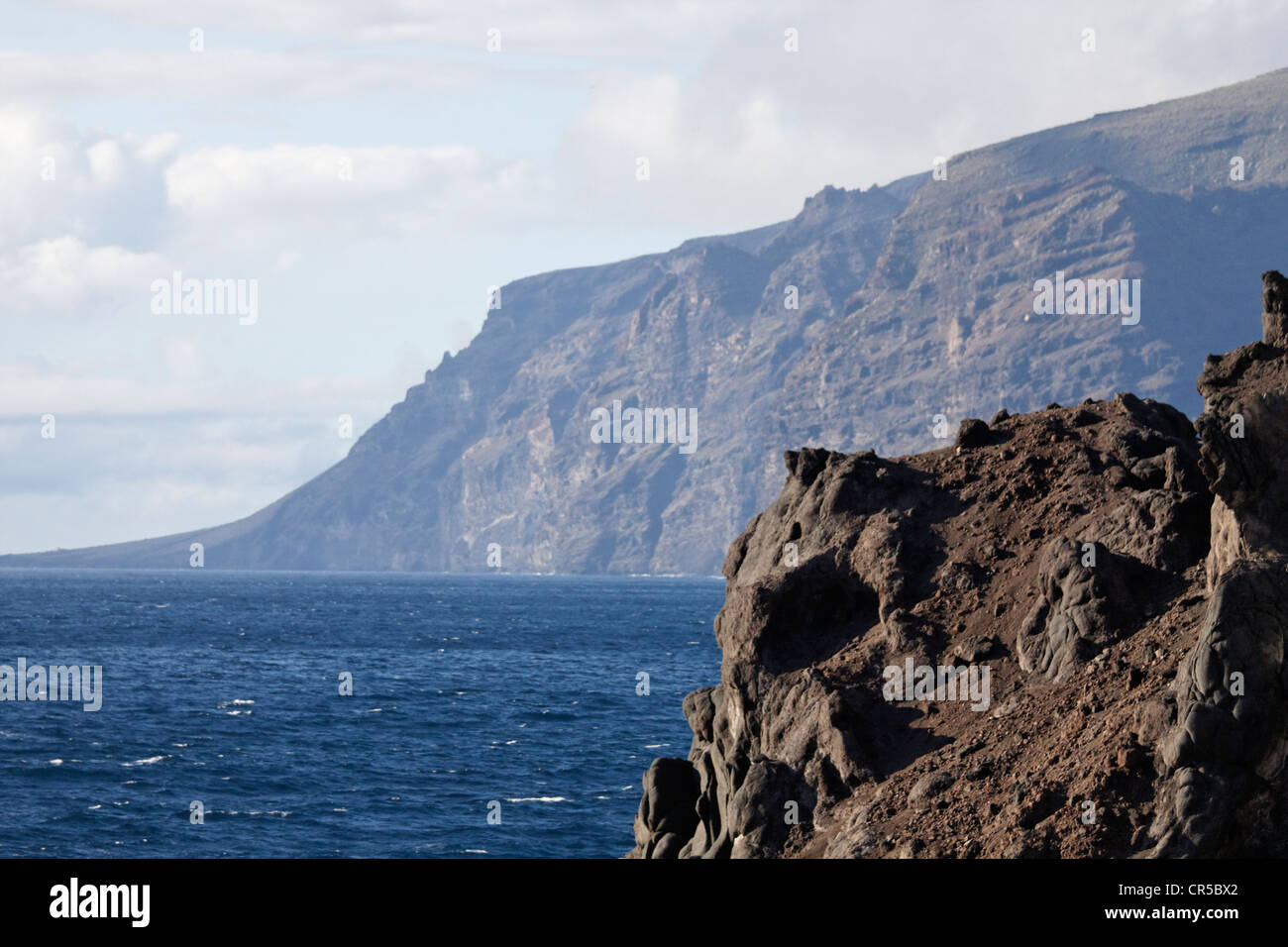 Die höchste Steilküste Europas Los Gigantos Stock Photo