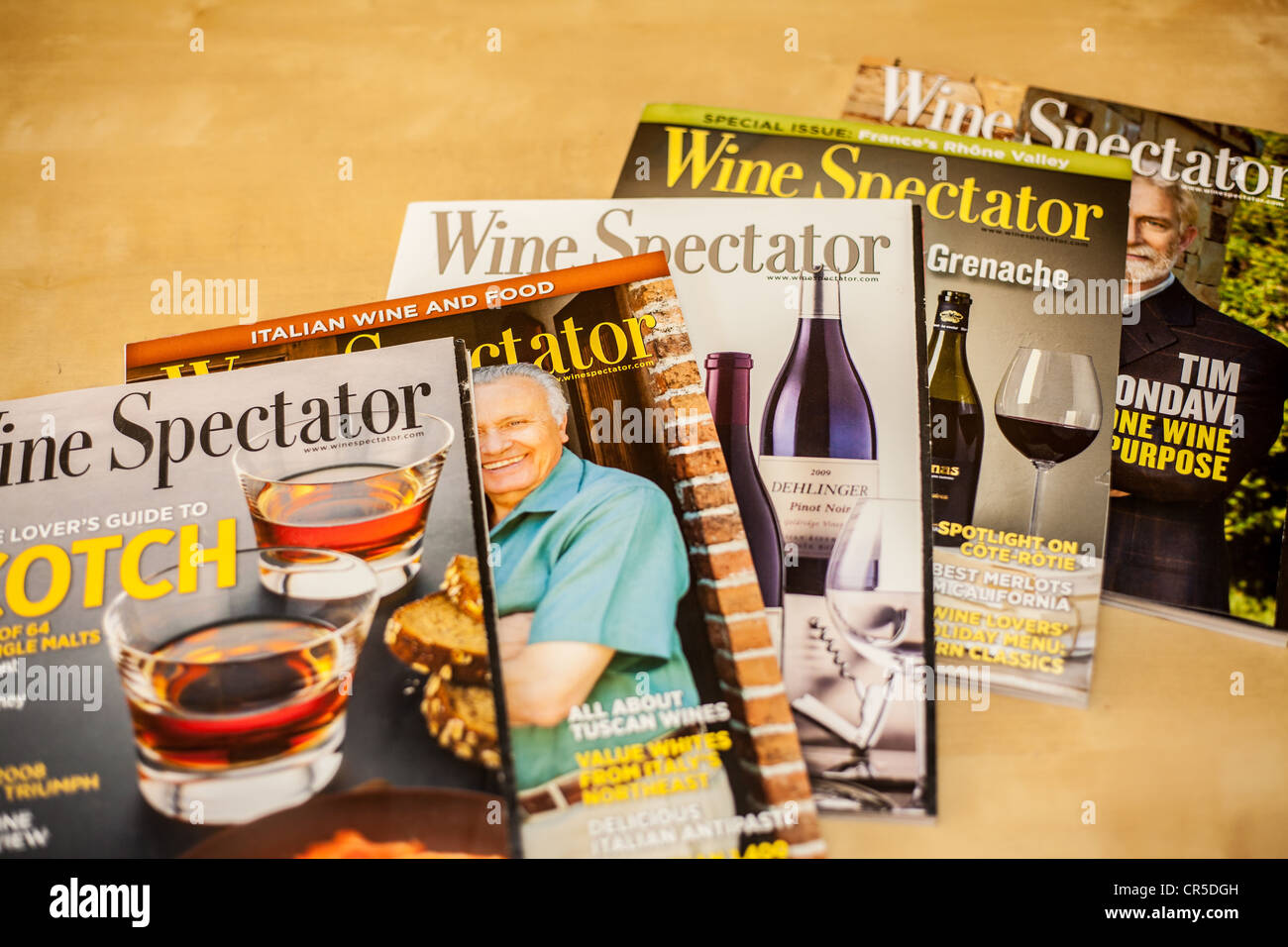 Wine Spectator magazine Stock Photo Alamy