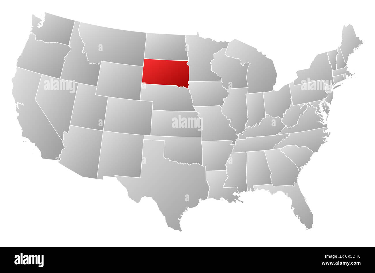 Political Map Of United States With The Several States Where South Political Map Of United States With The Several States Where South CR5DH0
