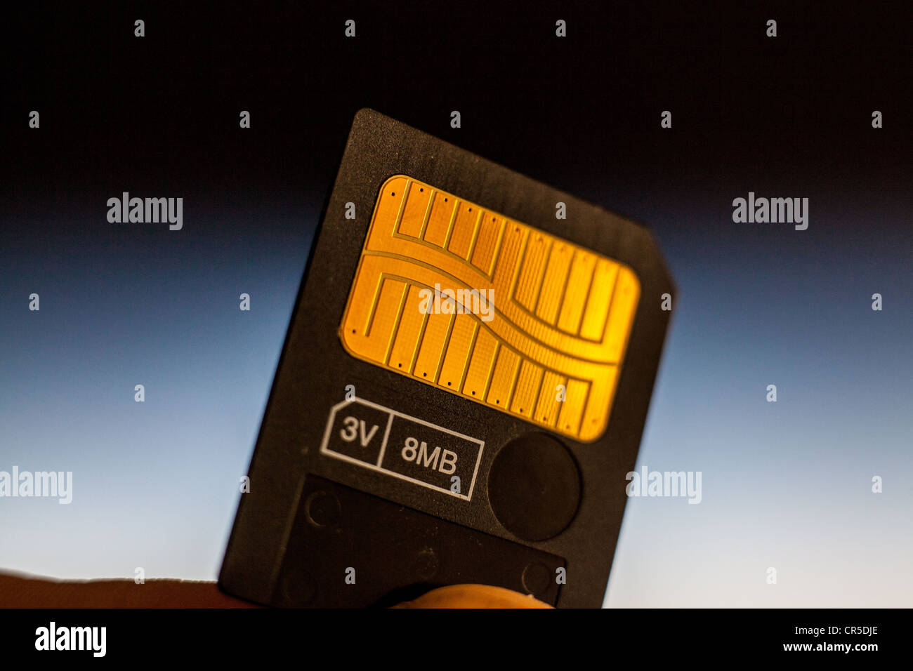 A smart media memory card Stock Photo Alamy