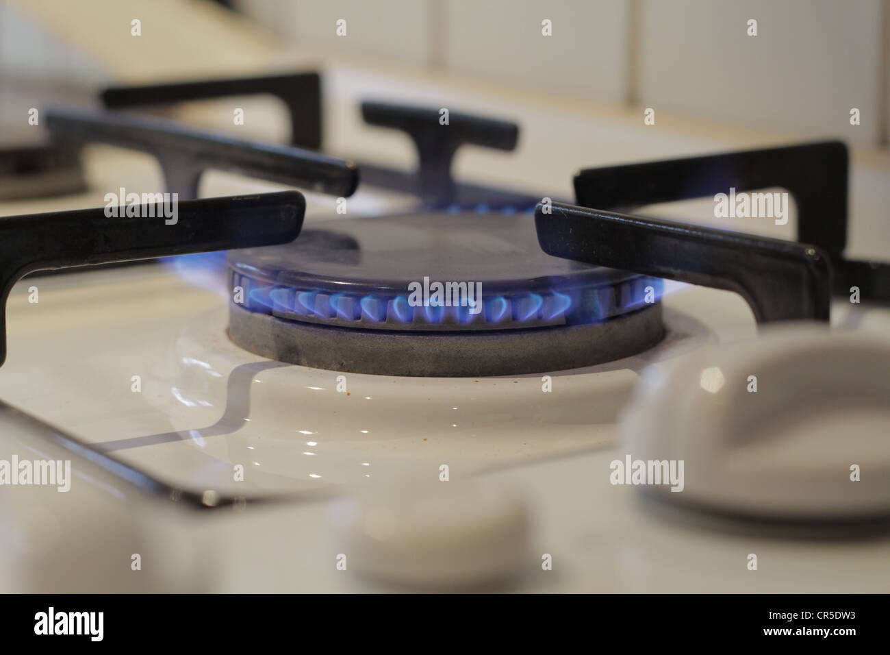 Gas cooker ring energy Stock Photo Alamy