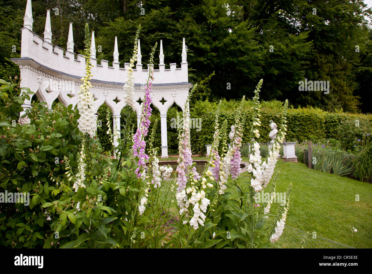 Painswick Rococo Garden Folly, Gloucestershire, England, UK Stock Photo