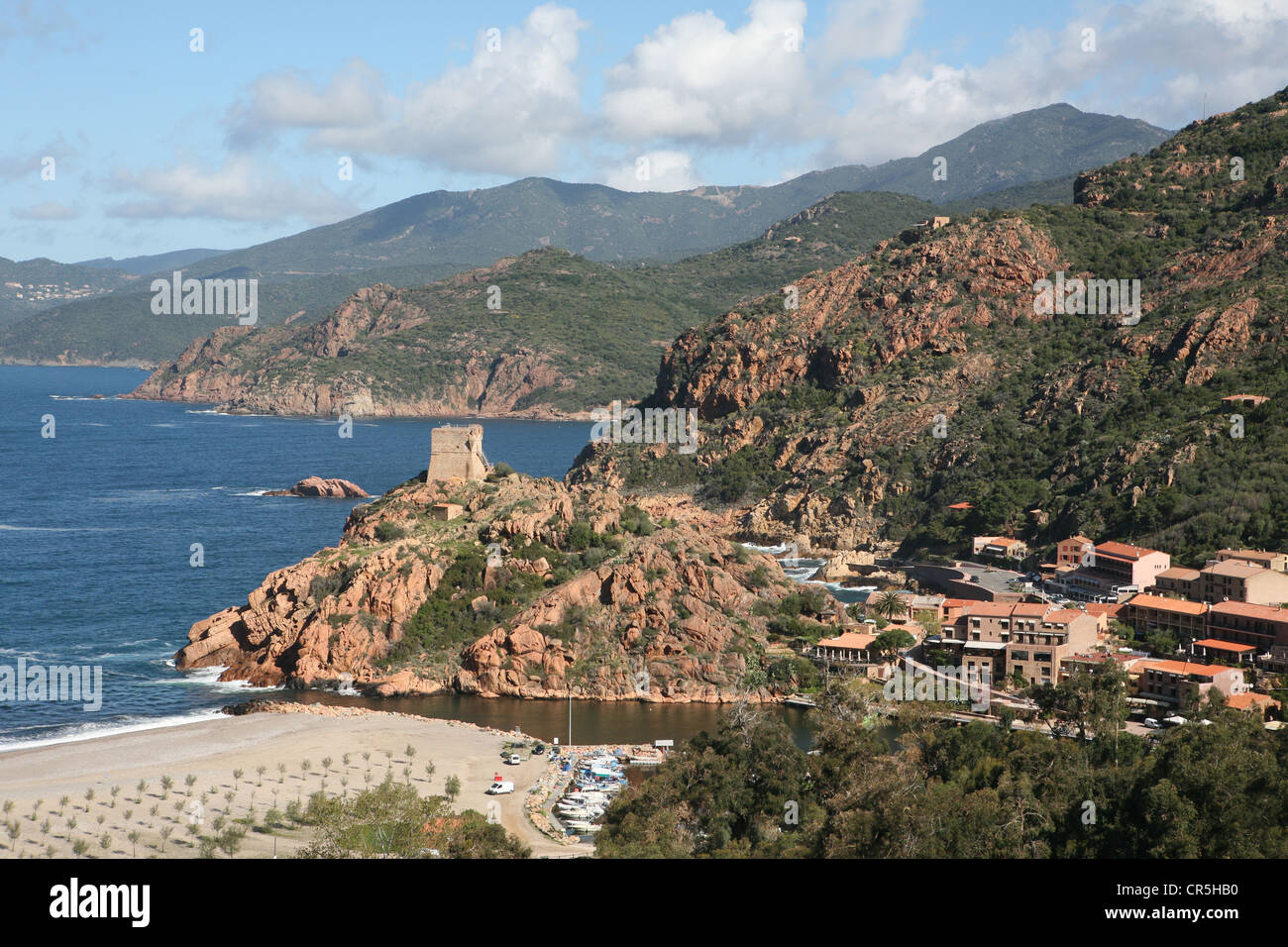 The Capu Rossu Golfe de Porto Corsica France Stock Photo - Alamy