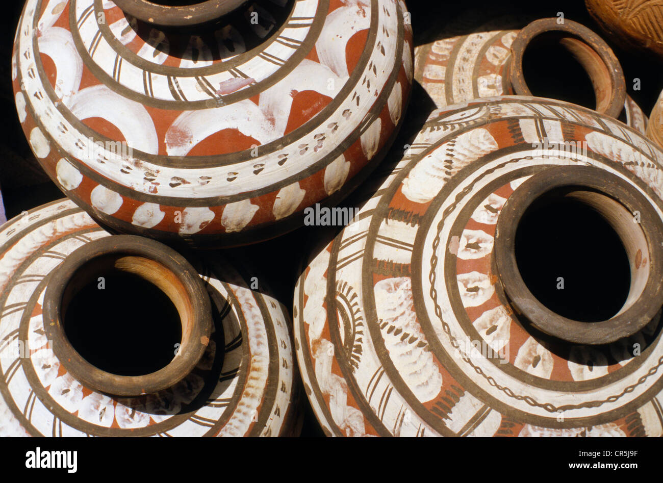 Pottery, the main local craft in desert areas, Jaisalmer, Rajasthan, India, Asia Stock Photo