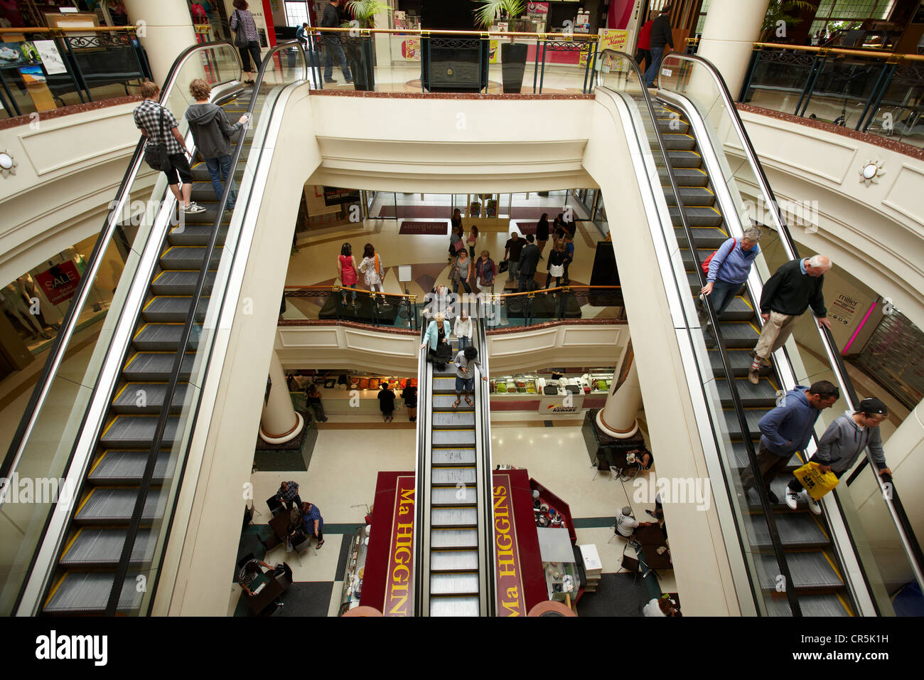 Meridian Shopping Mall, Dunedin, South Island, New Zealand Stock Photo
