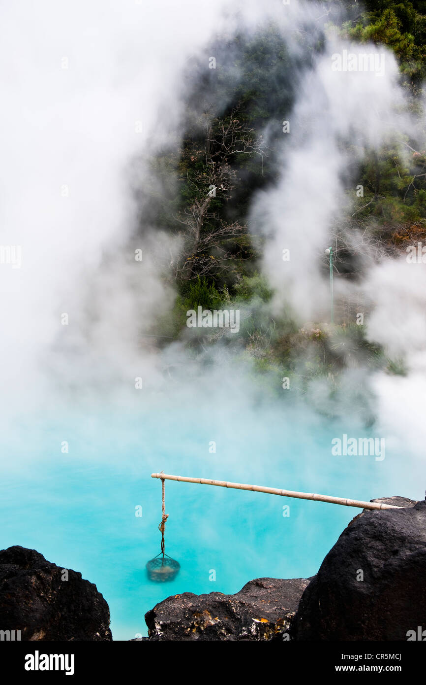 Japan, Kyushu Island, city of Beppu, famous for its hot springs, Onsen
