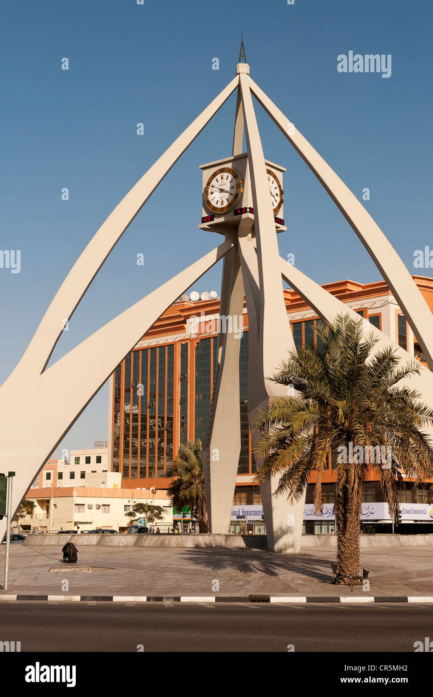 Elk2062080v United Arab Emirates, Dubai, Deira clock tower Stock Photo