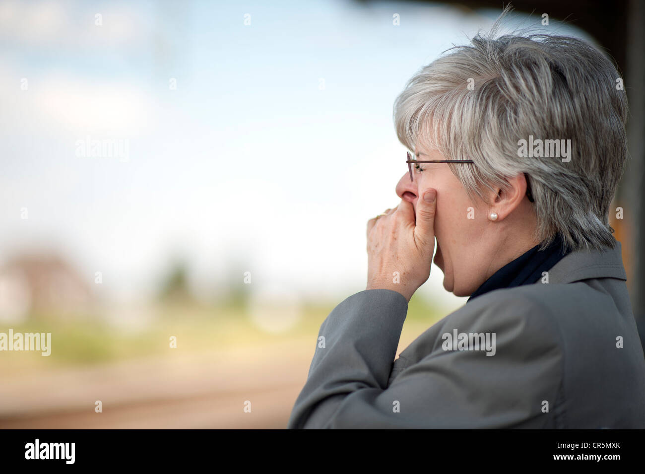 50 year old woman face hi-res stock photography and images - Alamy