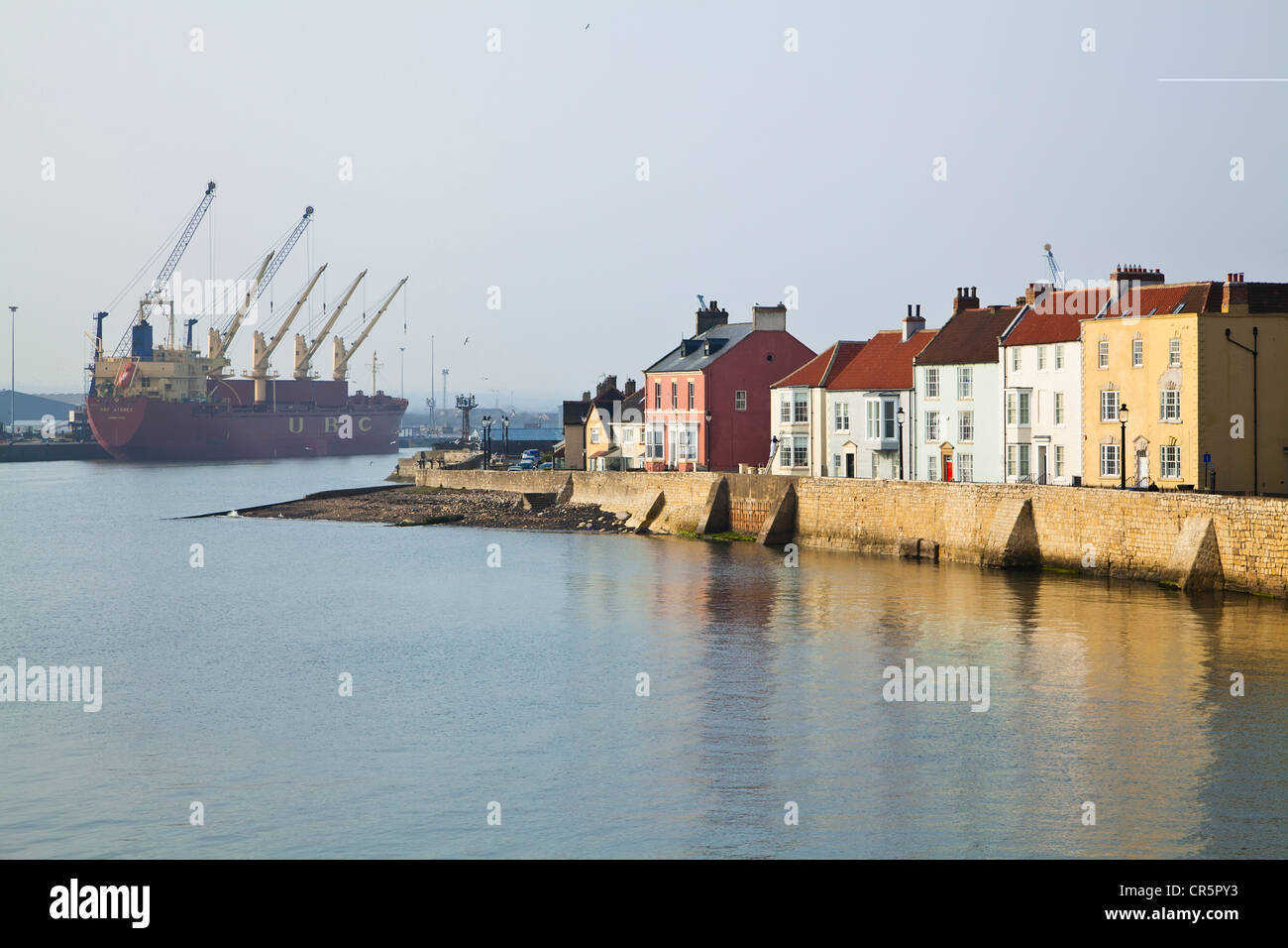 Hartlepool harbour County Durham Stock Photo