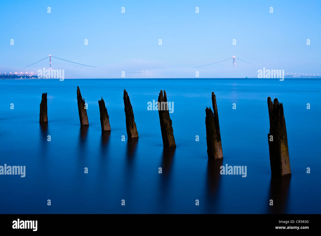 The humber Bridge from North Ferriby, East Yorkshire Stock Photo Alamy