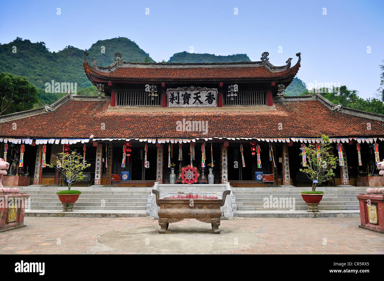 Thien Tru pagoda, perfume pagoda in Ninh Binh, Halong Bay, Vietnam, Southeast Asia, Asia Stock Photo
