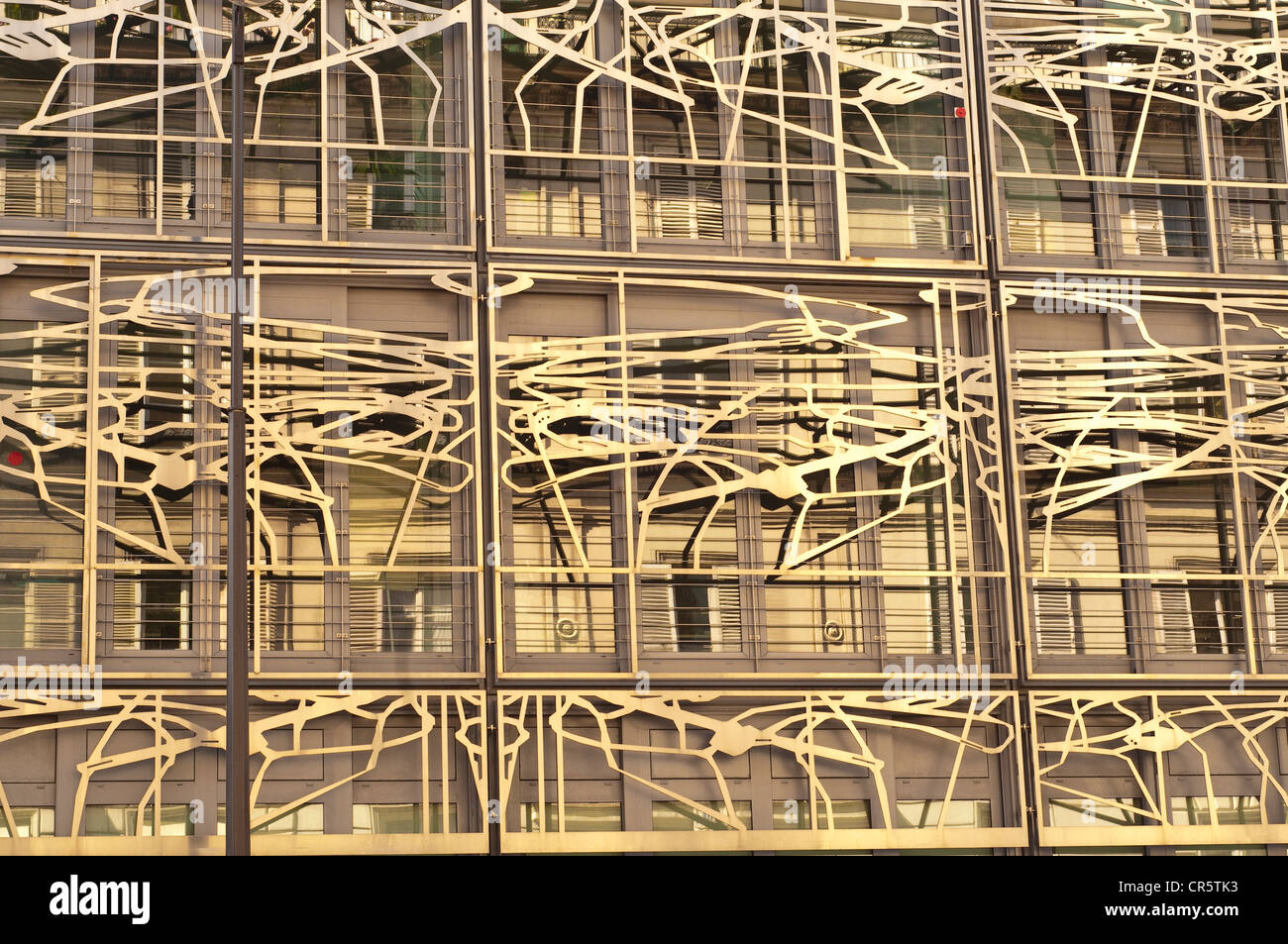 France, Paris, Ministry of Culture by architects Francis Soler and Frederic Druot Stock Photo