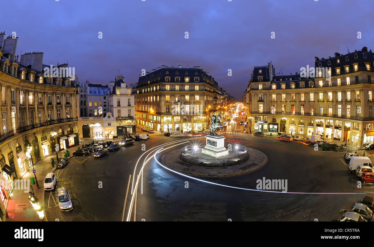 France, Paris, Place des Victoires (Victory square) Stock Photo