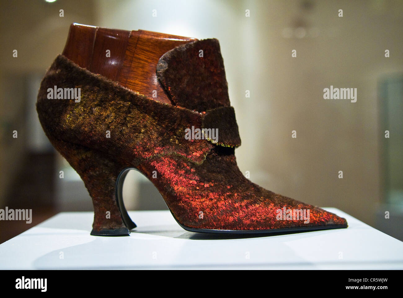 France, Drome, Romans sur Isere, inside the Musee International de Chaussure (International Museum of shoes), compulsory mention Stock Photo
