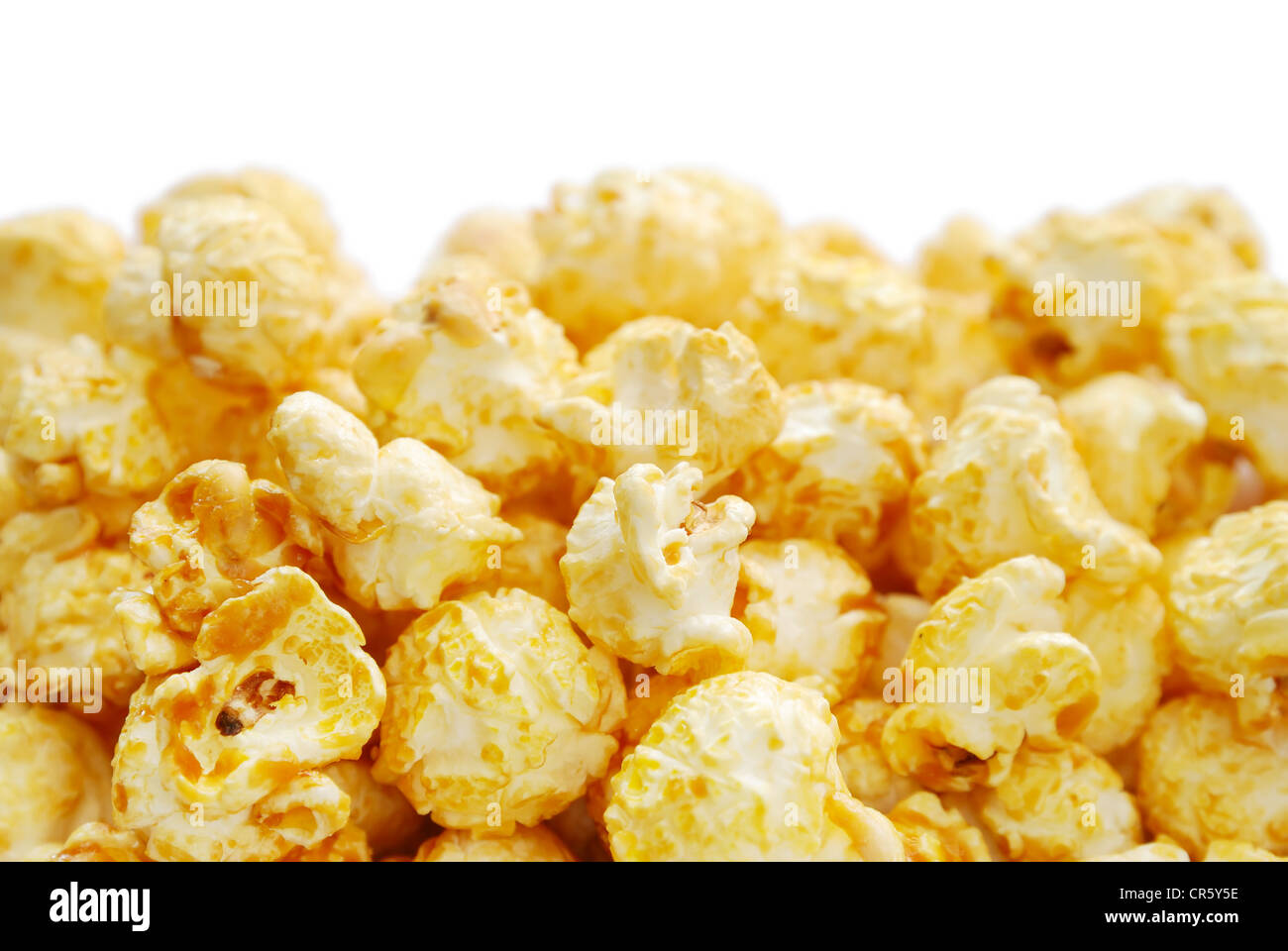 The heap of popcorn isolated on white background Stock Photo - Alamy