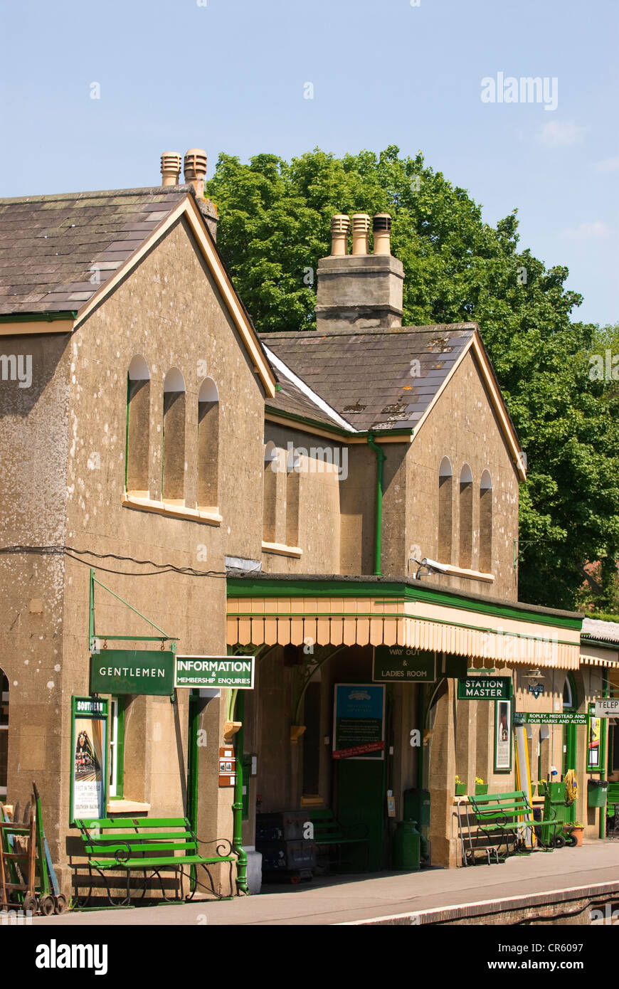 Watercress Line, Alresford train station, Alresford, Hampshire, UK