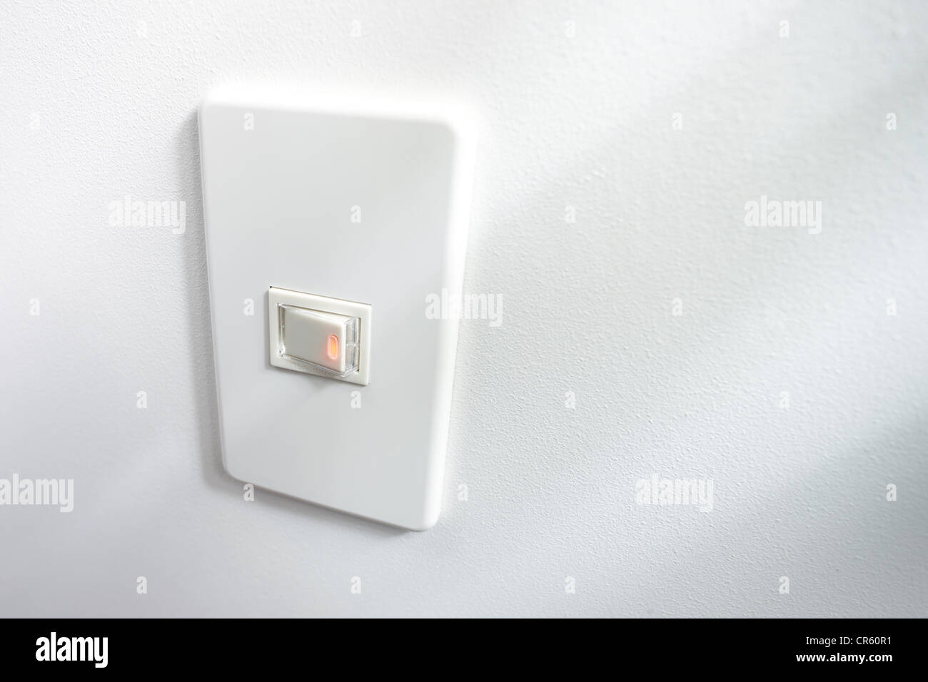 Switch Turned On Stock Photo Alamy