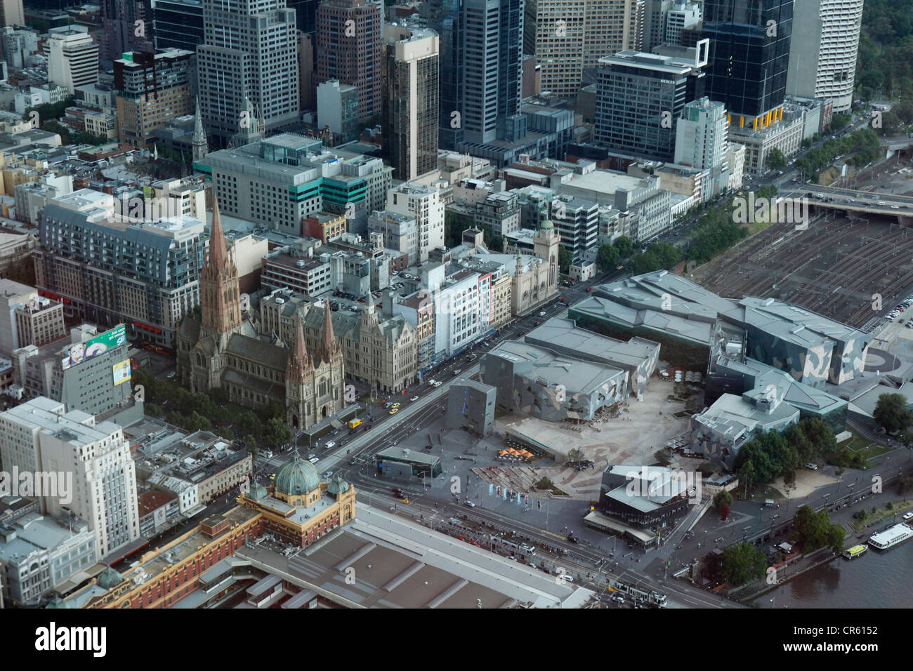 Australia, Victoria, Melbourne, view from the skyway, top of Eureka