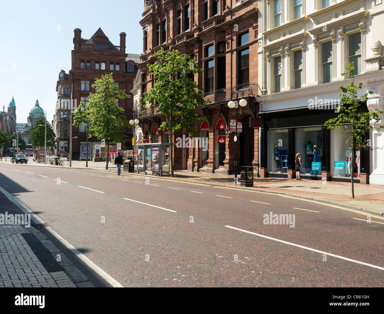 Royal Avenue Belfast City Centre Northern Ireland Stock Photo Alamy