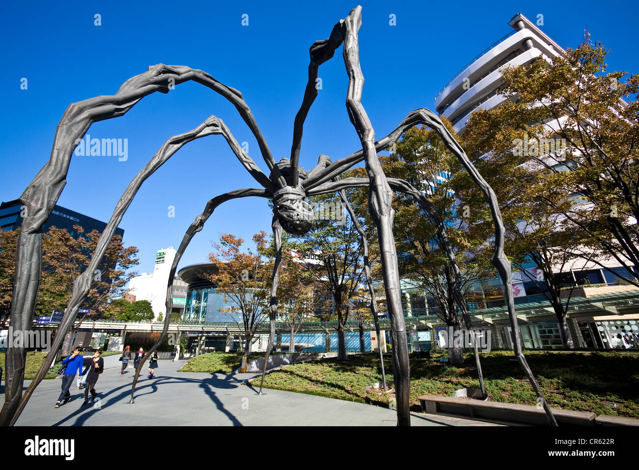Japan, Honshu Island, Tokyo, Roppongi Hills, sculpture by the artist Louise Bourgeois untitled Mother Stock Photo