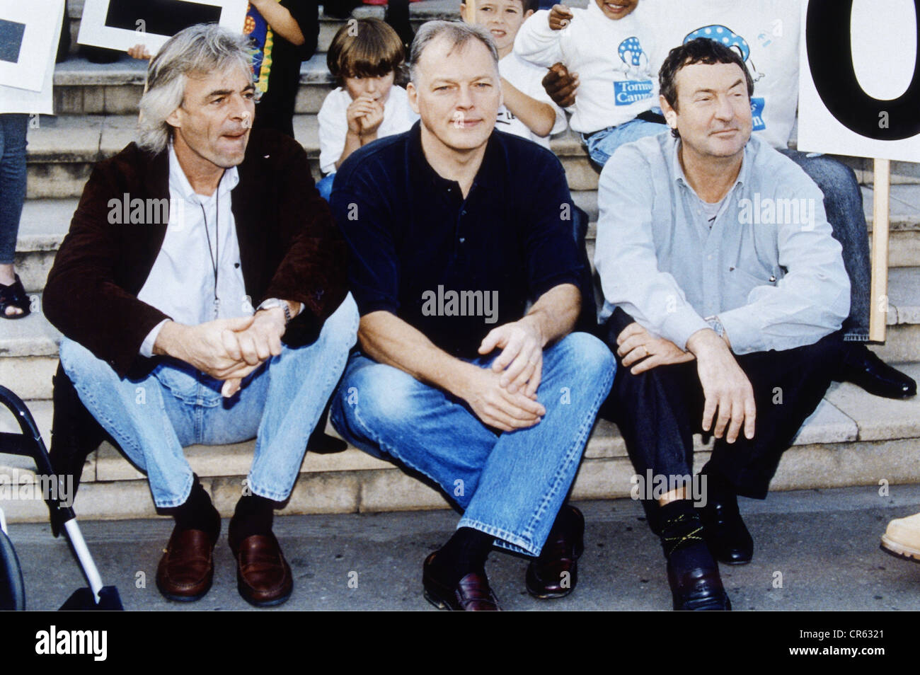 Pink Floyd, British popmusic band, founded 1965, group picture with Richard Wright, David