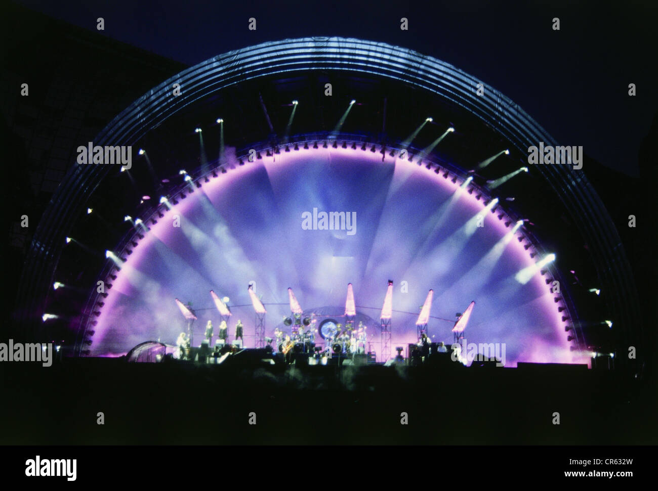Pink Floyd, British popmusic band, founded 1965, concert at Olympic Stadium, Munich, Germany, 1994, Stock Photo