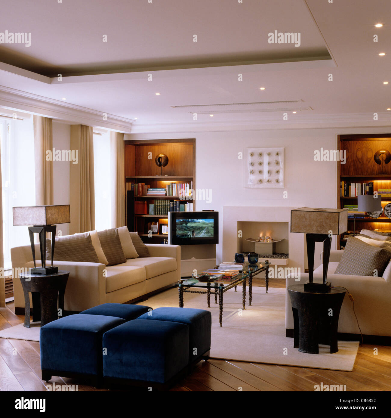 Illustration of Penthouse Flats With Modern Furniture