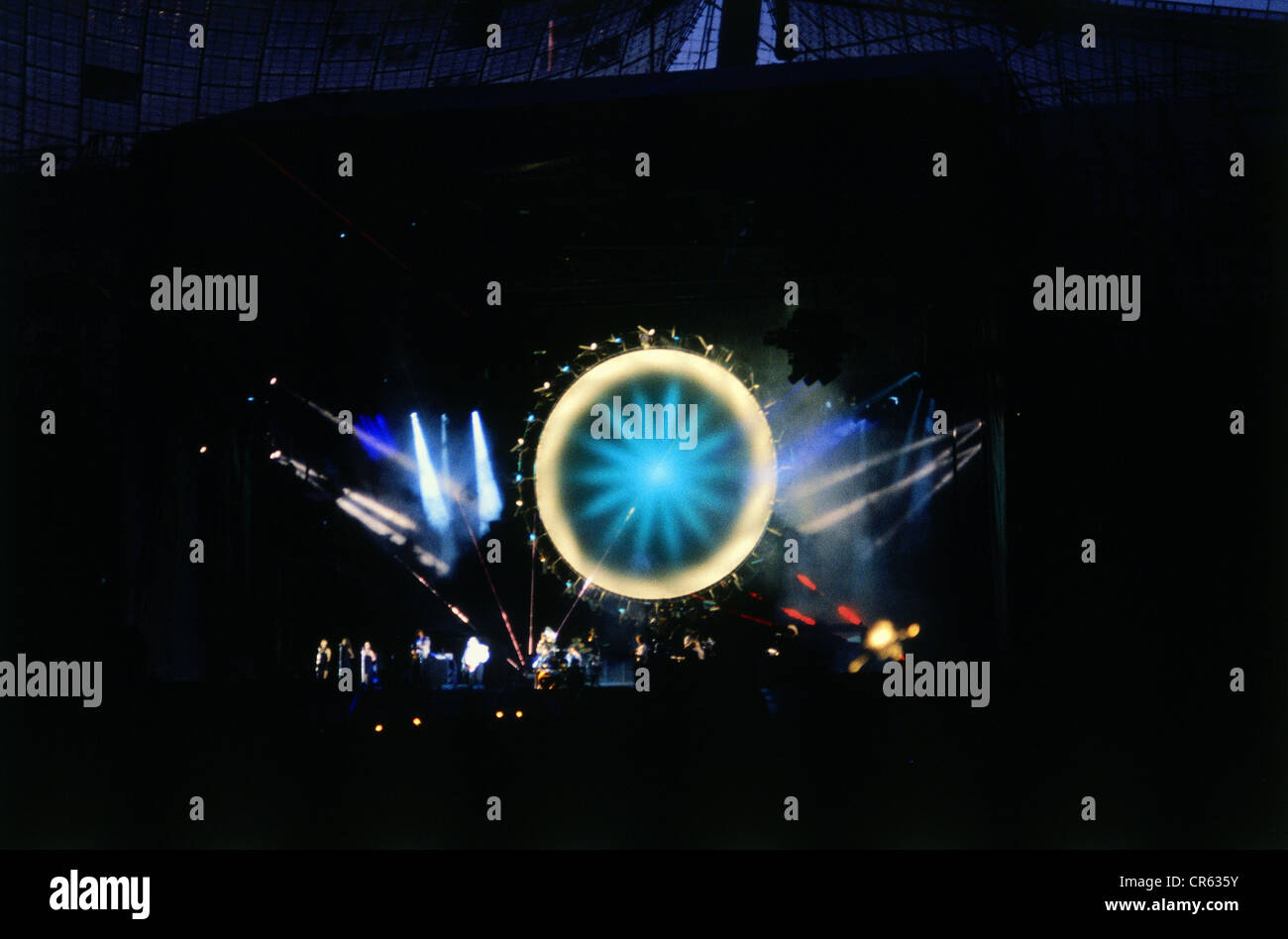 Pink Floyd, British pop music band, founded 1965, concert at Olympic Stadium, Munich, Germany