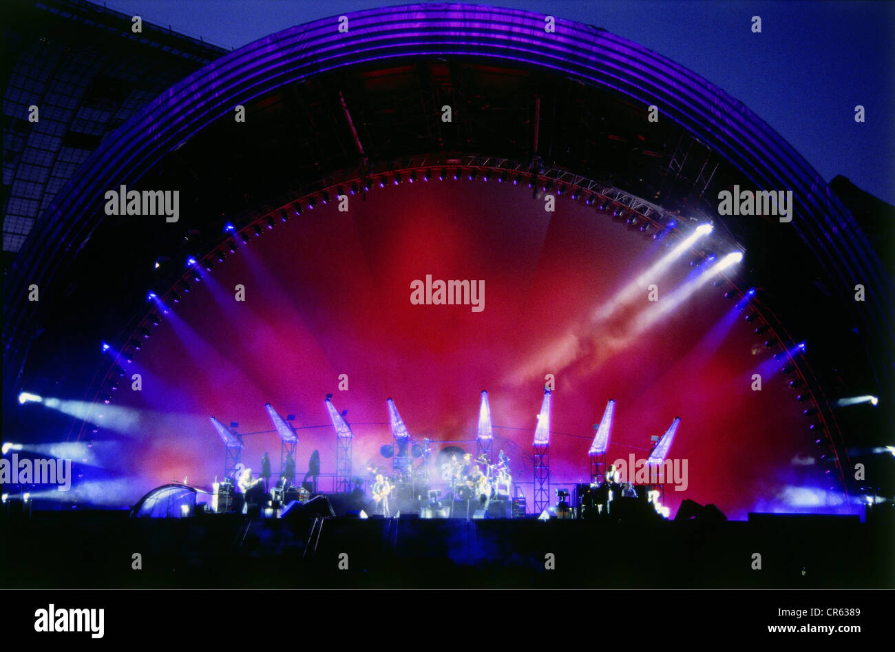 Pink Floyd, British pop music band, founded 1965, concert at Olympic Stadium, Munich, Germany