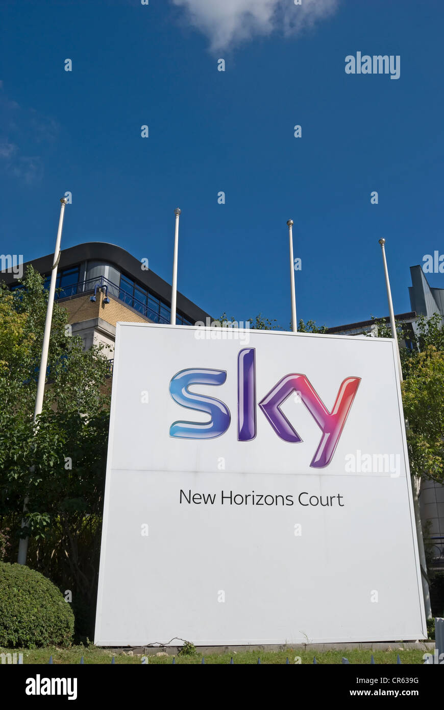 new horizons court, pictured when still part of the headquarters of sky tv, isleworth, west london, england Stock Photo