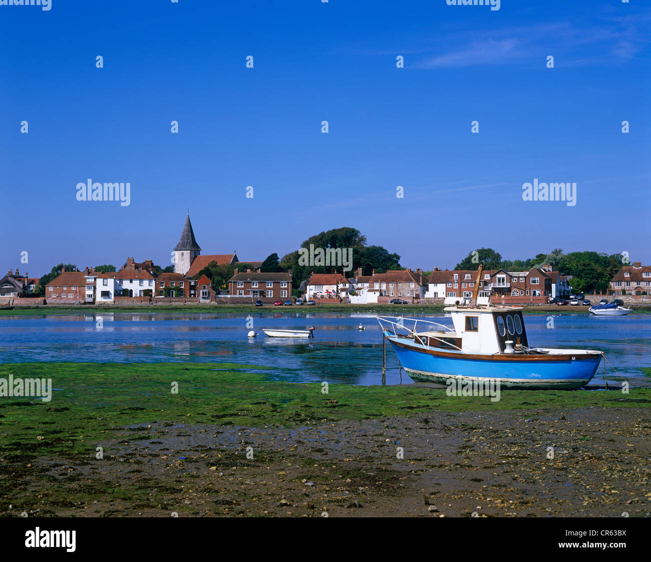 View across water Bosham Sussex UK Stock Photo - Alamy